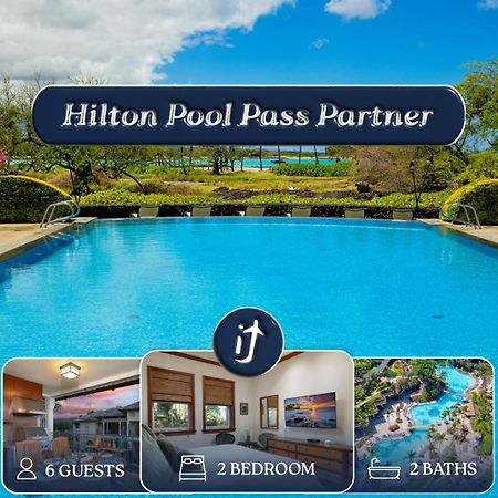 Villa Hilton Pool Pass Included, Kolea - Luxe Penthouse à Waikoloa Extérieur photo